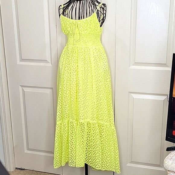 URBAN OUTFITTERS Reina Yellow Maxi Dress Size Small - Picture 5 of 13